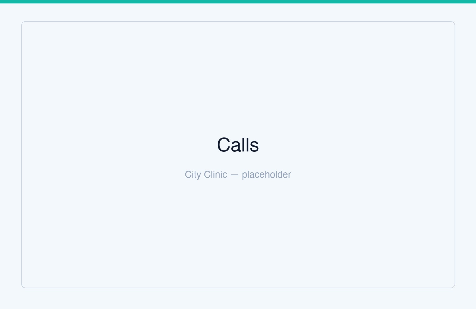 Calls log with transcripts